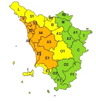 ALLERTA CODICE ARANCIONE