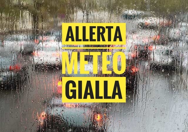 Allerta meteo gialla