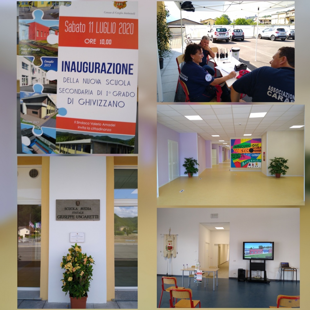 Ghivizzano, inaugurazione scuola media "Giuseppe Ungaretti"