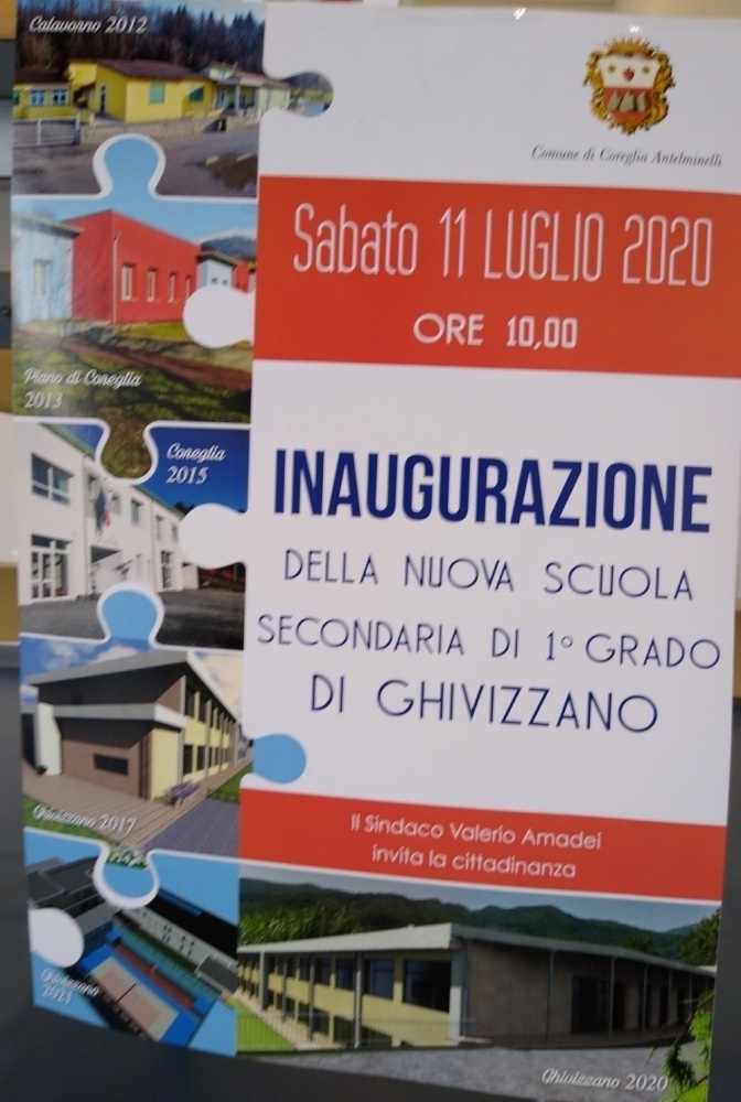 Ghivizzano, inaugurazione scuola media "Giuseppe Ungaretti"