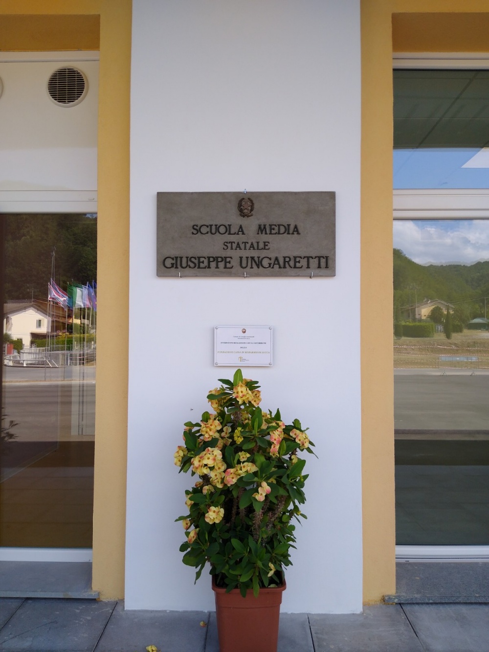 Ghivizzano, inaugurazione scuola media "Giuseppe Ungaretti"