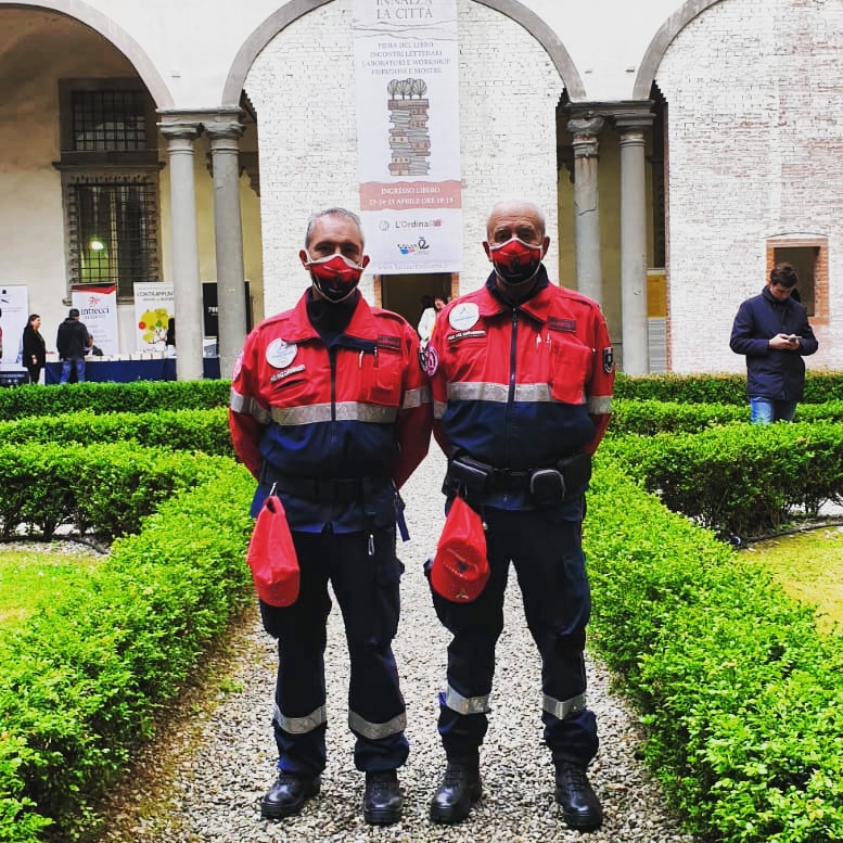 2 volontari ANC al festival culturale Città di Carta 2022 Lucca