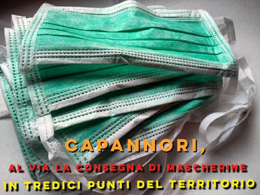 Capannori, distribuzione mascherine