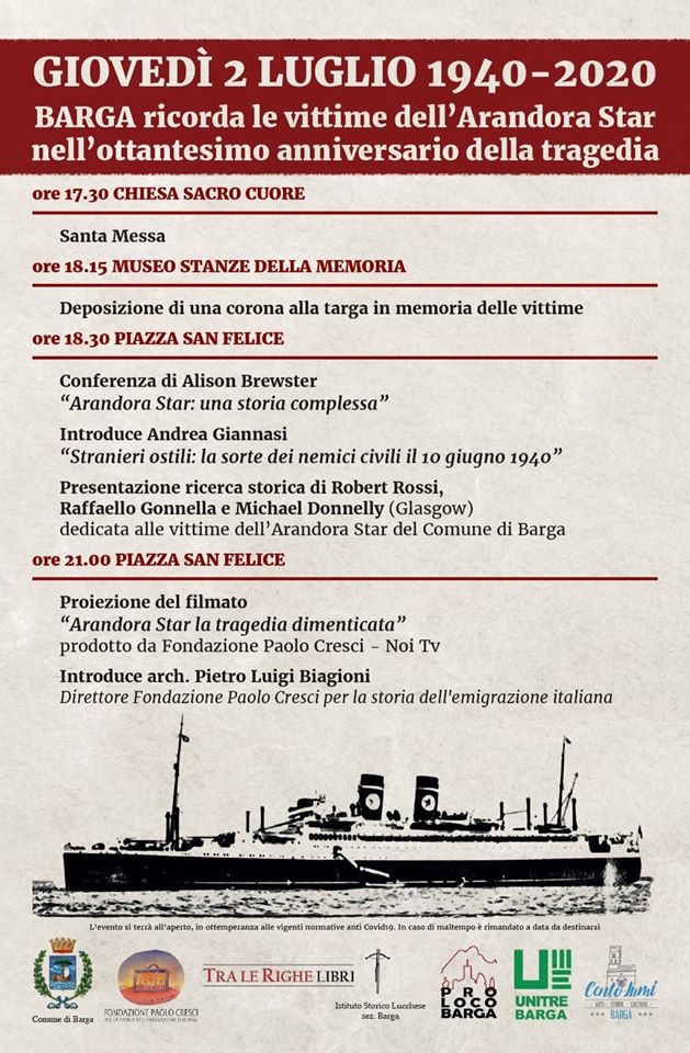 Commemorazione Italiani Arandora Star