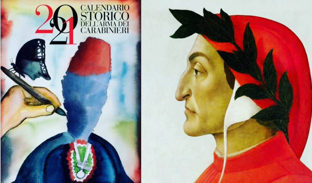 Calendario 2021 e Dante Alighieri