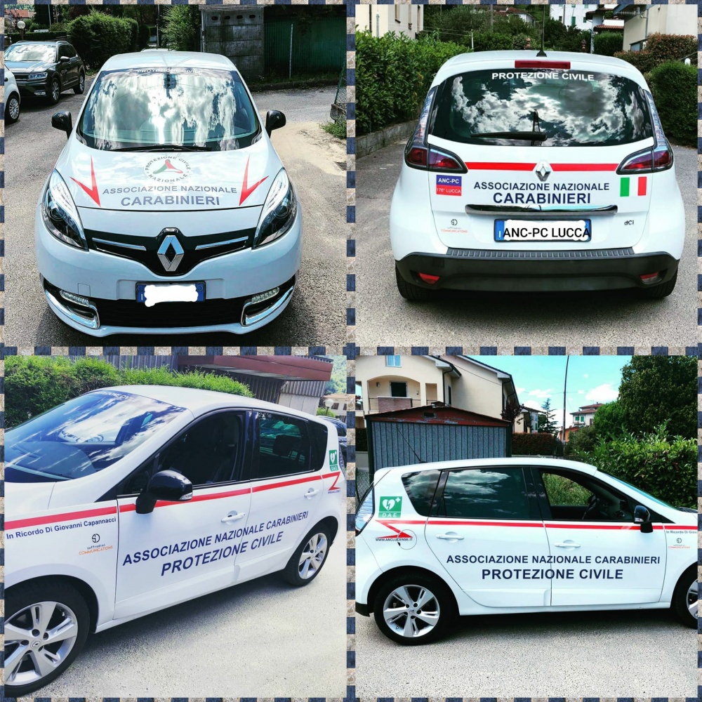 La livrea della nuova Renault Scenic ANC-PC LUCCA