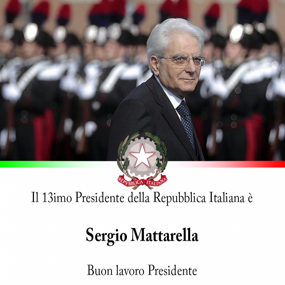 Sergio Mattarella, Presidente della Repubblica Italiana