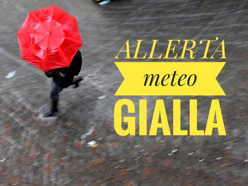 Allerta meteo gialla