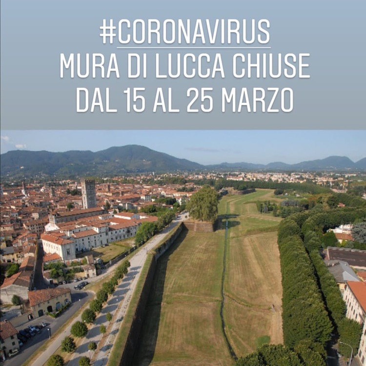 Mura chiuse dal 15 al 25 marzo