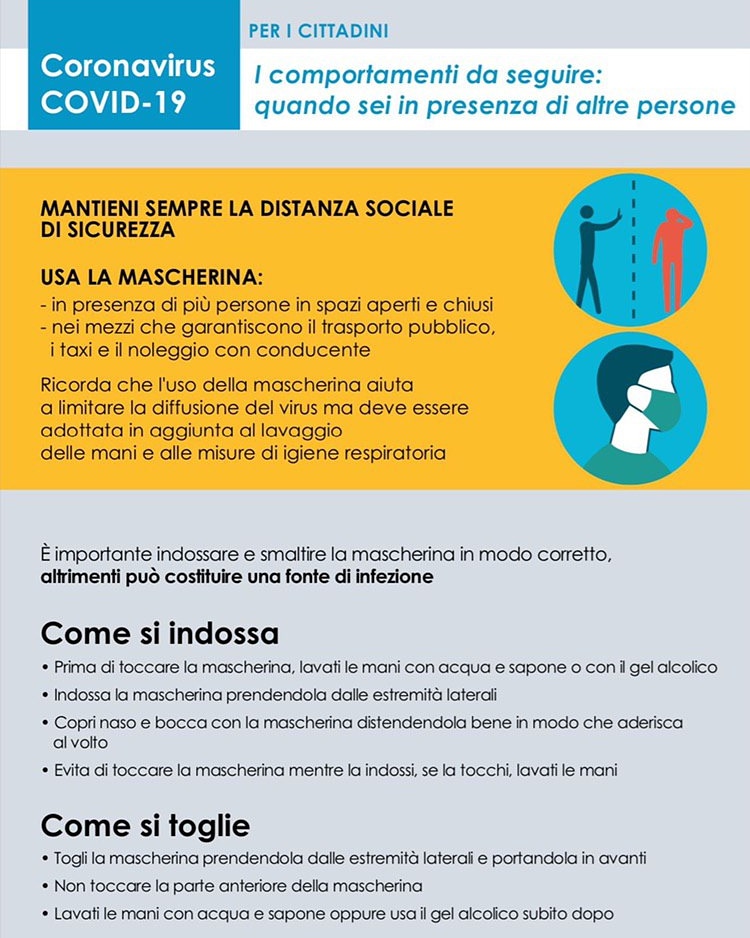 entra in vigore a Lucca l’obbligo di indossare la mascherina