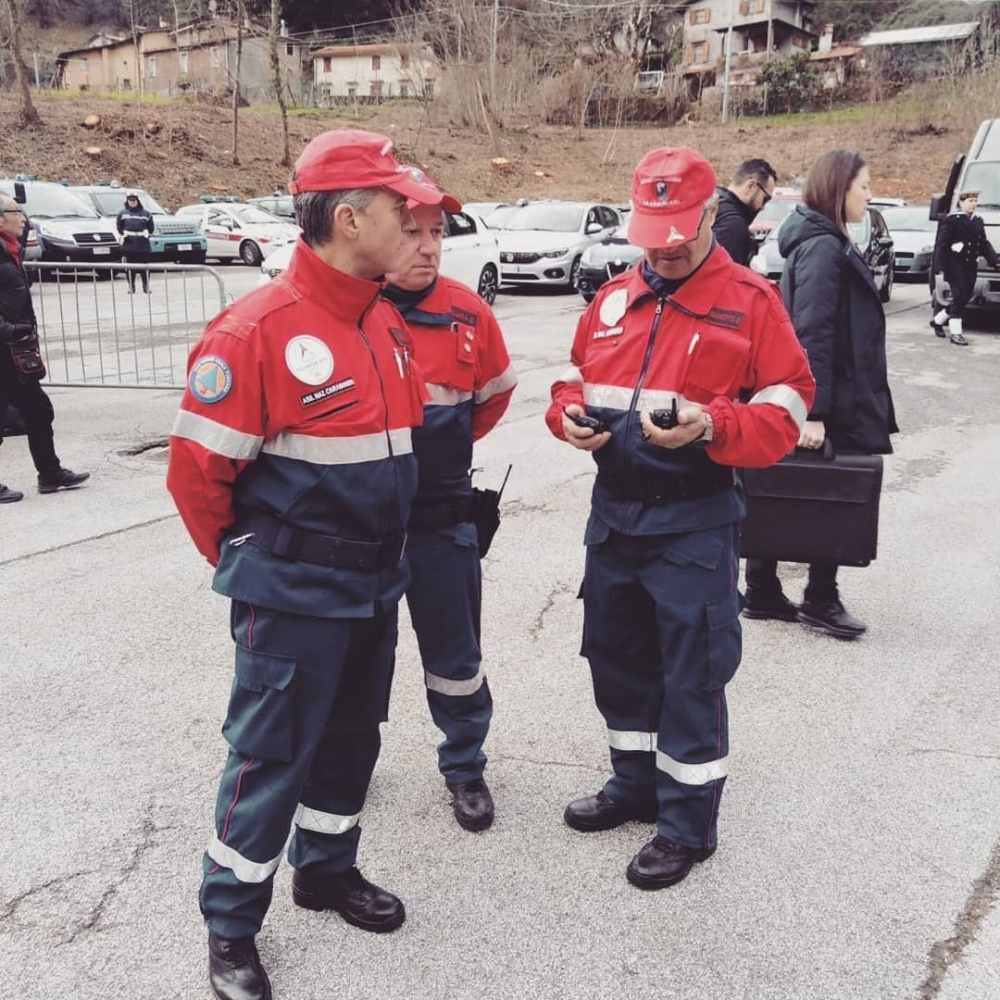 Servizio vigilanza Presidente Sergio Mattarella in visita a Sant'Anna di Stazzema