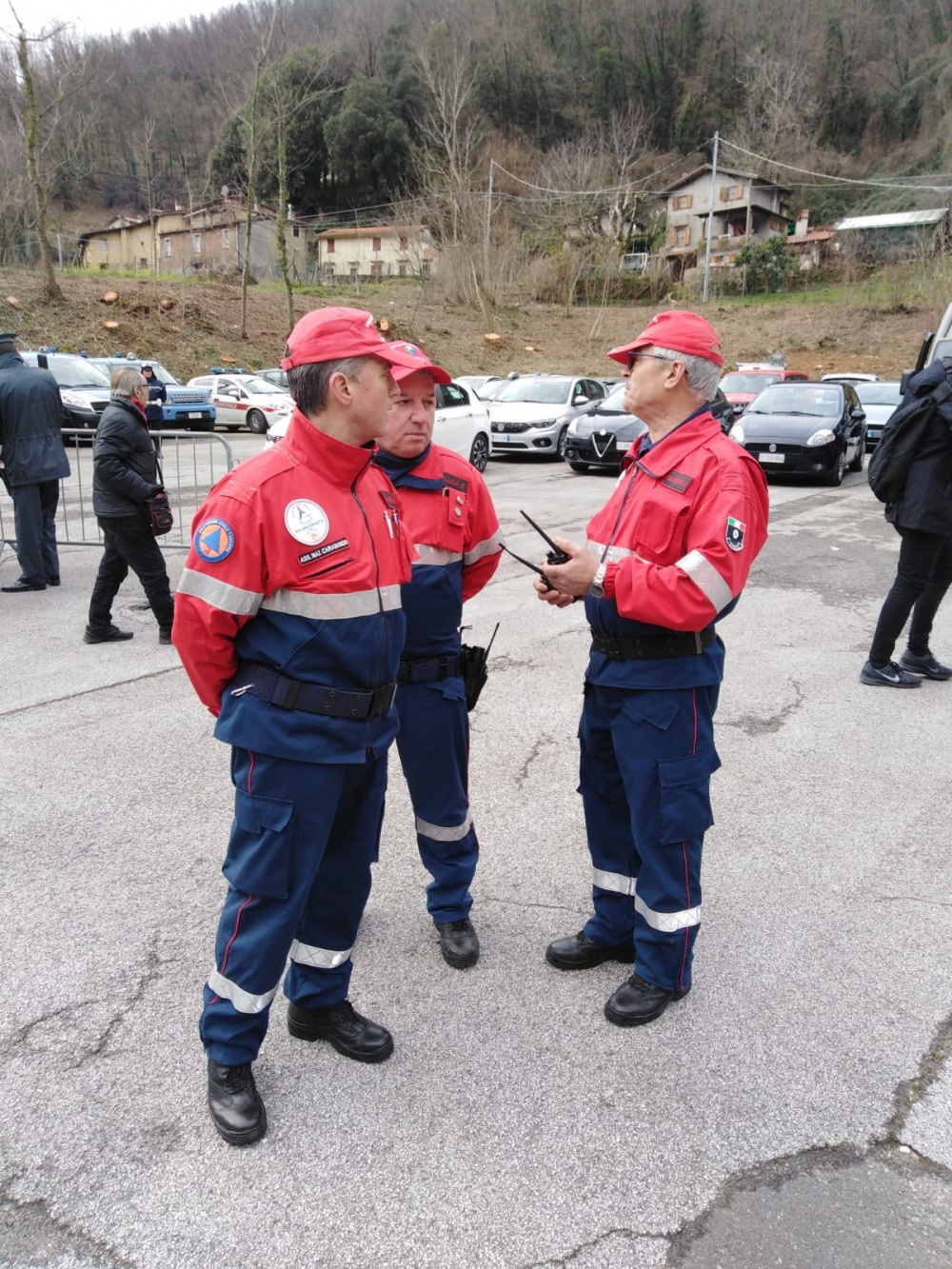 Servizio vigilanza Presidente Sergio Mattarella in visita a Sant'Anna di Stazzema