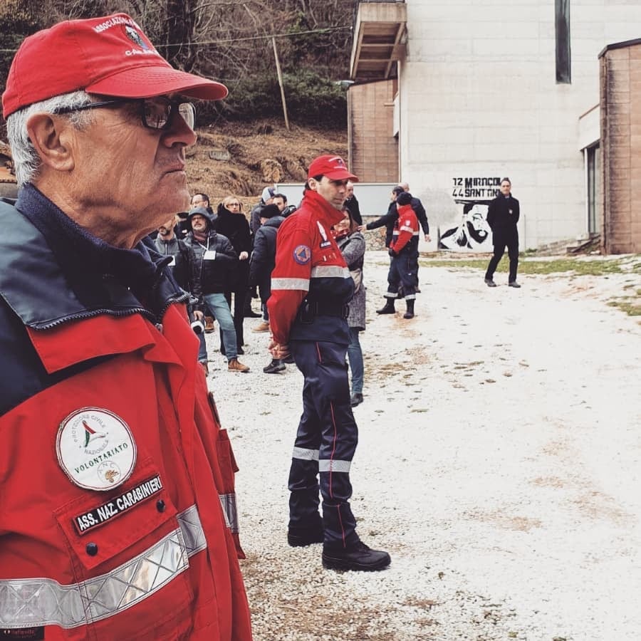 Servizio vigilanza Presidente Sergio Mattarella in visita a Sant'Anna di Stazzema