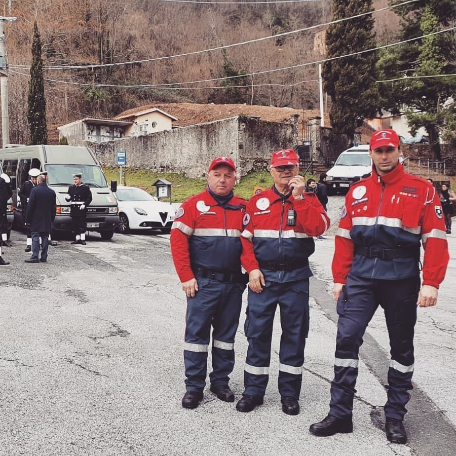 Servizio vigilanza Presidente Sergio Mattarella in visita a Sant'Anna di Stazzema