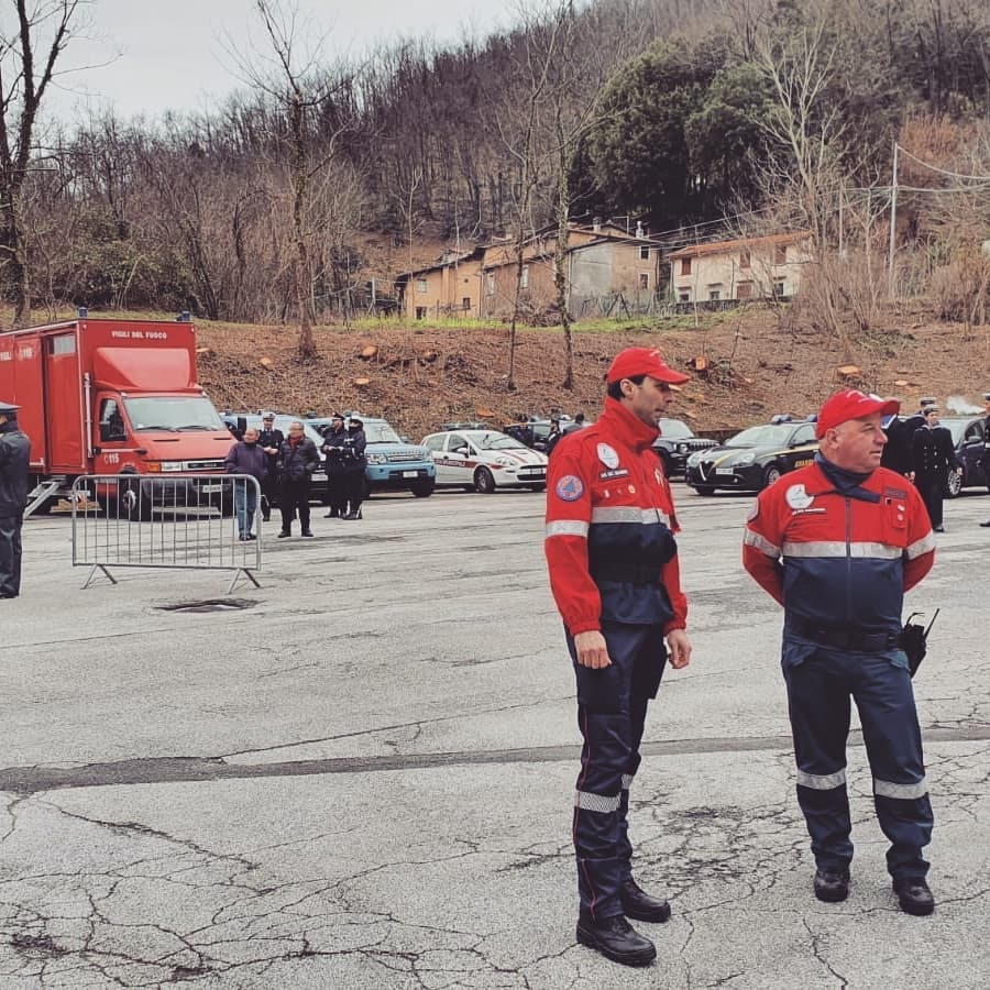 Servizio vigilanza Presidente Sergio Mattarella in visita a Sant'Anna di Stazzema