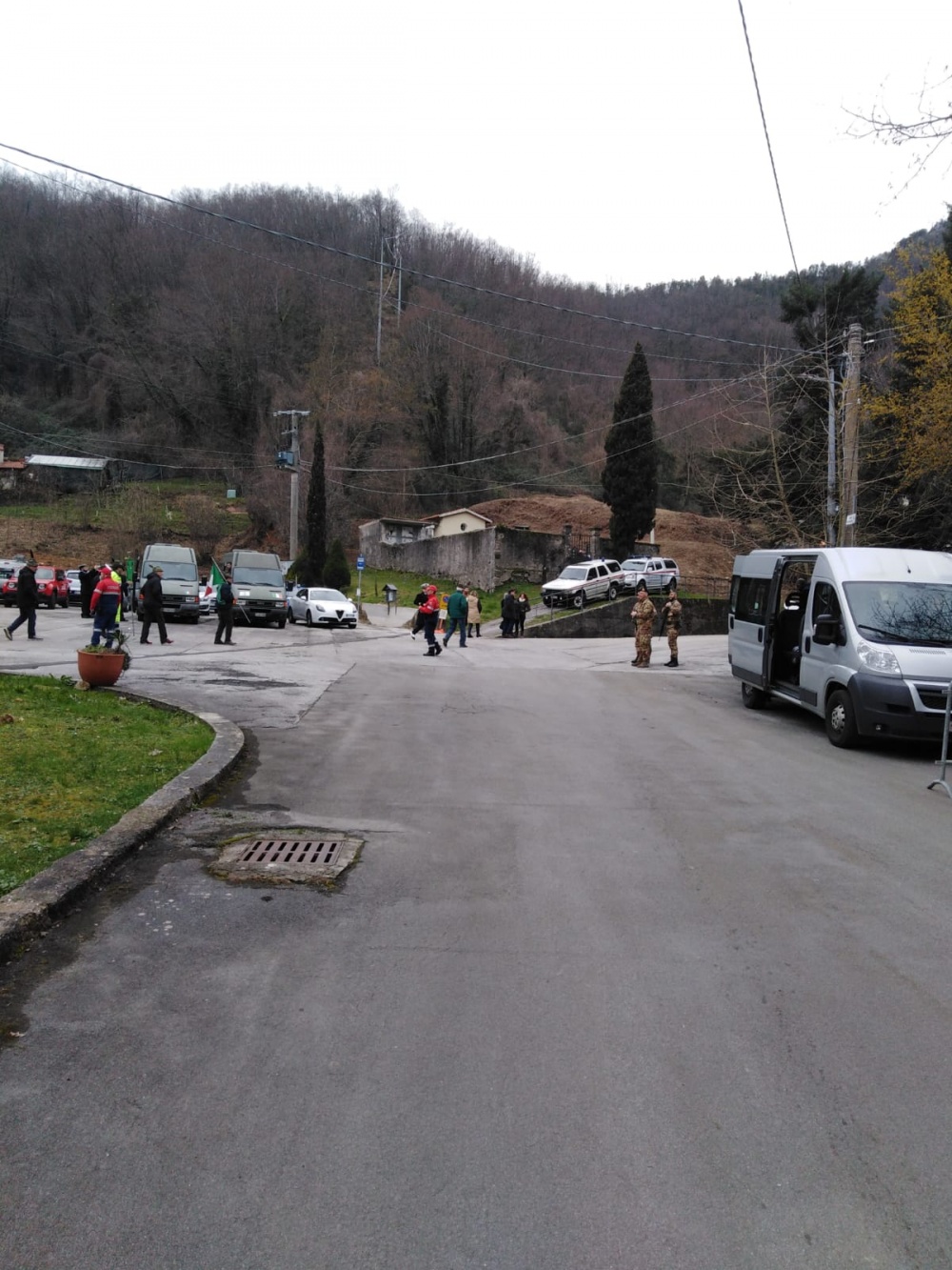 Servizio vigilanza Presidente Sergio Mattarella in visita a Sant'Anna di Stazzema