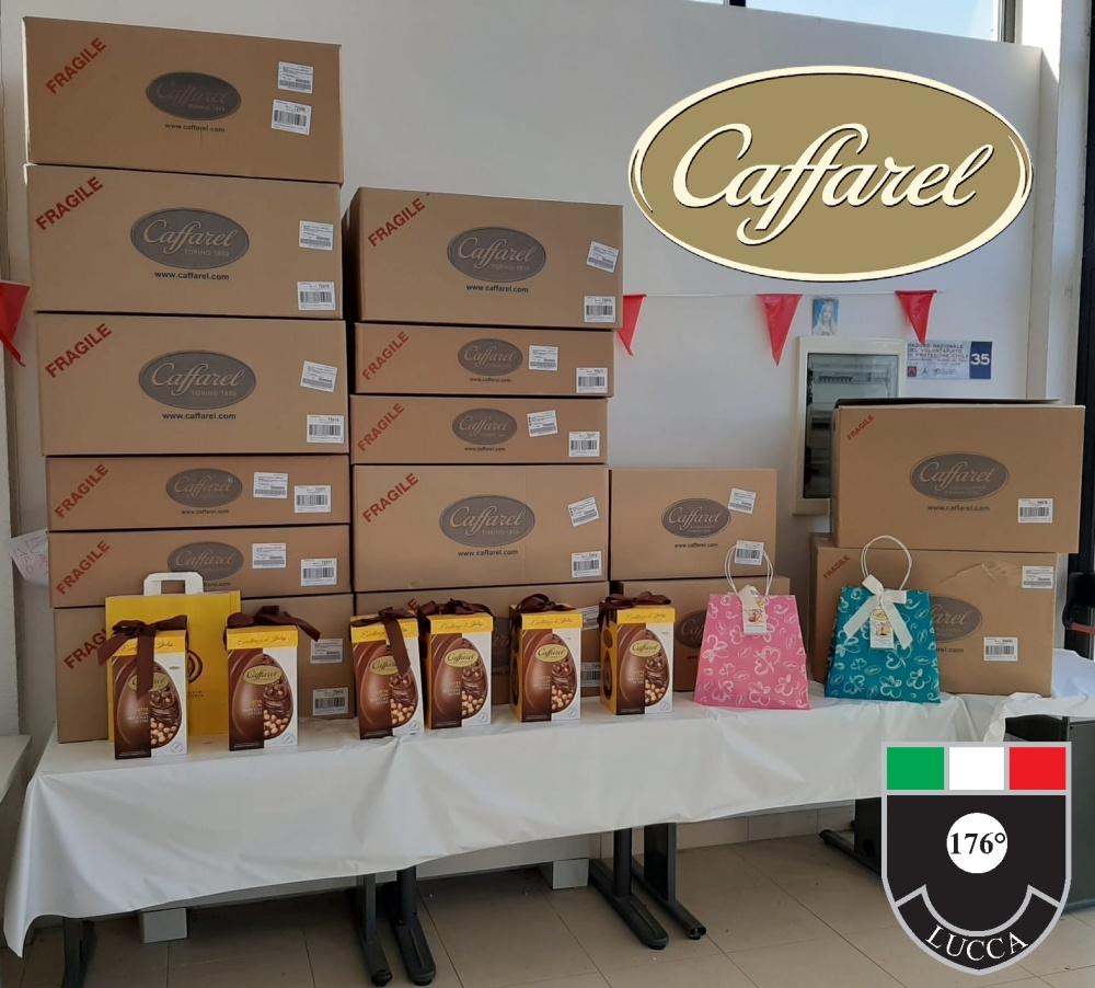 La Caffarel regala uova pasquali agli ospedali di Lucca